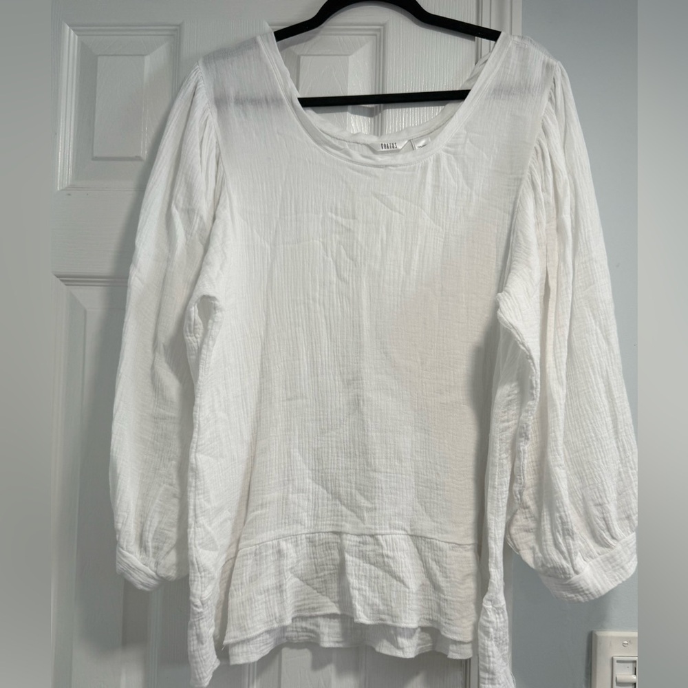 Kaktus Elegant White Blouse